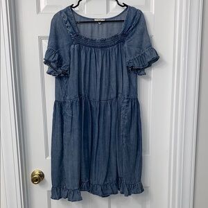 Easel Denim Blue Dress